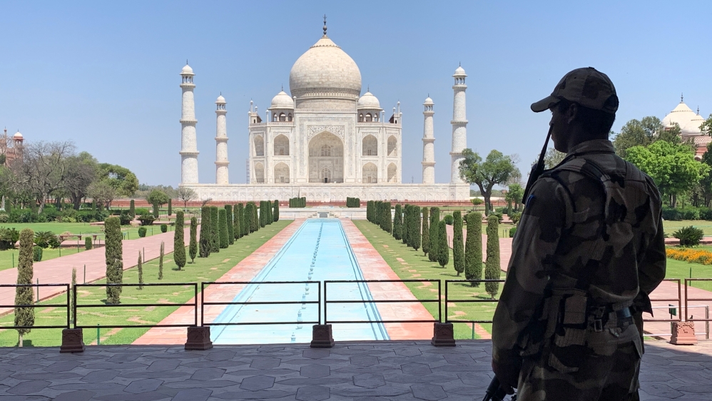 Taj Mahal lockdown